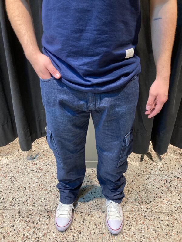 Pantalón Cargo Jean Mr.Town