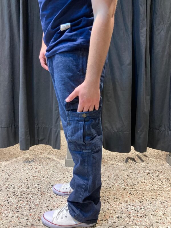 Pantalón Cargo Jean Mr.Town - Imagen 3