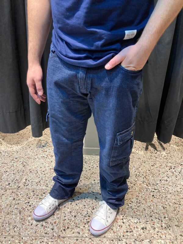 Pantalón Cargo Jean Mr.Town - Imagen 2